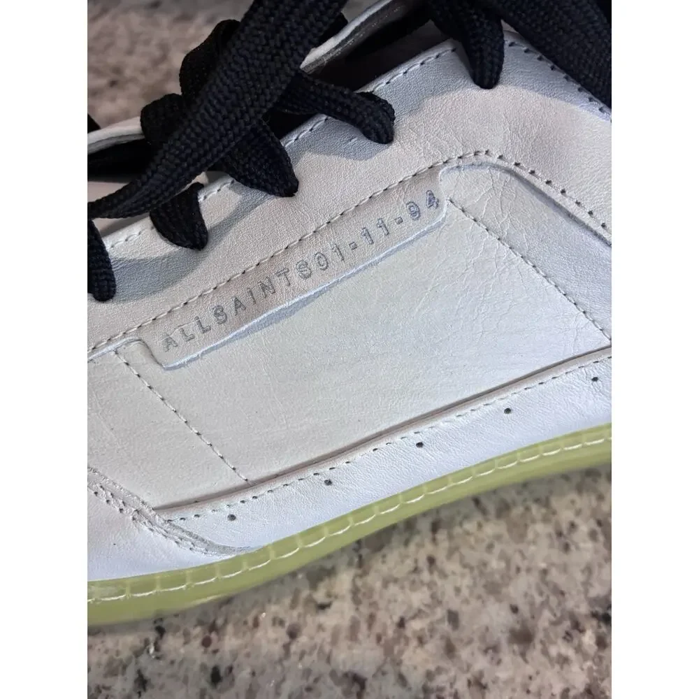 All Saints Men's Alton Low Top Sneakers Allsaints Size 11 eu 44 real leather